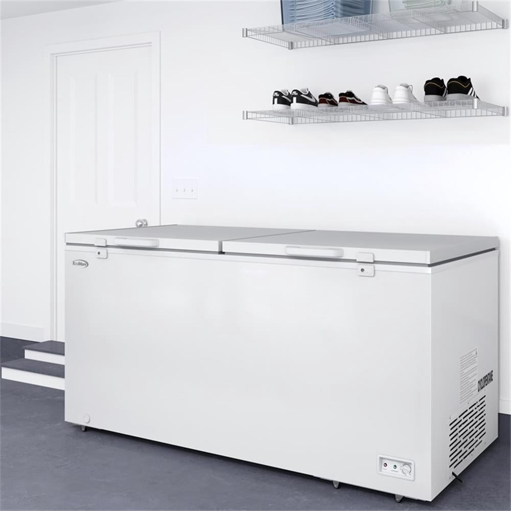 Pemberly Row 79" Commercial Chest Freezer 30 cu. ft. in White