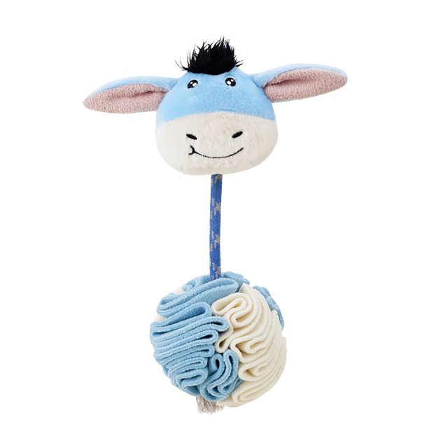 BeesClover Snuffle Dog Ball, Interactive Dog Snuffle Ball with Built-in Sound Device Slow Feeder Treat Ball Toys, Puzzle Toys for Large, Medium, Small Dogs, Puppy