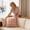 Pink, variant on Thick Plush Wool Throw Pillow ,Fluffy Faux Rabbit Fur Pillowcases, Coastal Modern Art Spring Home Decor Soft Plush Couch Pillows,for Couch Sofa Bedroom 17.71 x17.71 Inch (Pink)