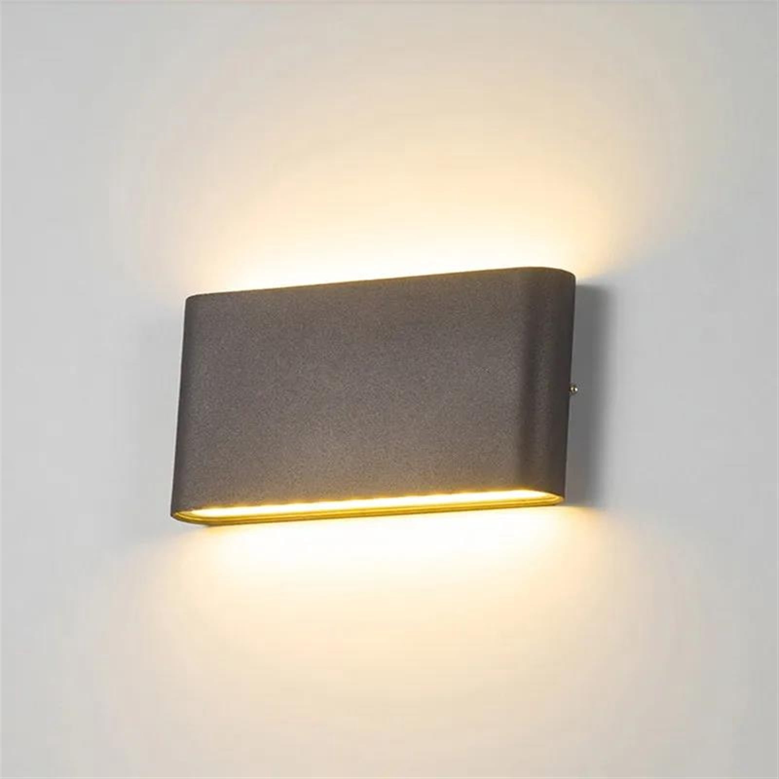 Indoor Bedroom Living Room Stairs Wall Light Outdoor Waterproof Garden Lighting Aluminum 6W 12W Wall Lamp