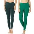 thumbnail image 1 of Women Premium Cotton High Waist Full Length Leggings (Single & Multi-Packs Available), 1 of 3