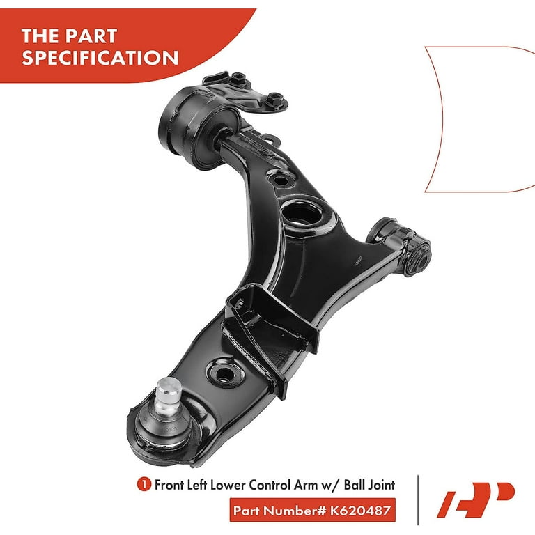 A-Premium 4Pcs Front Suspension Kit Lower Control Arm and