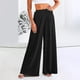 thumbnail image 3 of WILLBEST Pantalones Casuales elegantes para Mujer, Estilo Palazzo Fluido de Cintura Alta con Bolsillos para Mayor Comodidad y Versatilidad. Extra Grande, 3 of 4