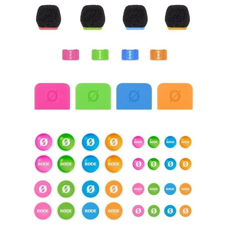 UPC: 0698813008506 | Rode COLORS 3 – Coloured Windshields for Wireless GO II and Lavalier II