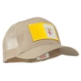 thumbnail image 5 of Vatican City Flag Patched Mesh Cap - Khaki OSFM, 5 of 5