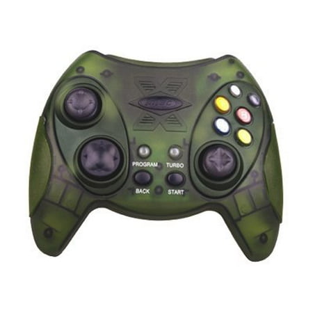 Intec Cyber Pad 2 Controller - Gamepad - 8 buttons - wired - black, green - for Microsoft Xbox