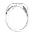 thumbnail image 2 of 10K White Gold Diamond Twisted Wedding Band Ring (0.13 Carat) (Ring Size 11) (I1-I2 Clarity), 2 of 6