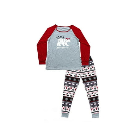 

Fiomva Xmas Family Matching Pajamas Set Mens Women Baby Snowflake