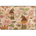 thumbnail image 4 of Dreamtimes Vintage Cardinal Bird Area Rug, 36"x24" Autumn Flower Non-Slip Washable Indoor Door Mat, Absorbent Floor Mat for Bedroom Kitchen Entryway Bathroom, 4 of 7