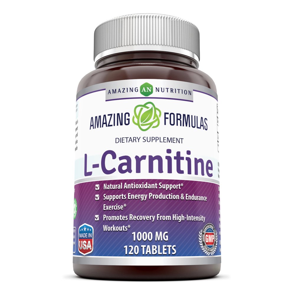 Amazing Formulas L Carnitine 1000 Mg 100 Tablets