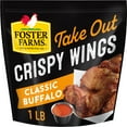 thumbnail image 2 of Foster Farms Classic Buffalo Take Out Crispy Chicken Wings, 1 lb (Frozen), 2 of 13