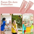 thumbnail image 3 of Volleyball Arm Sleeves 8 Inch Compression Forearm Sleeves for Kids & Youth Women Protect Arms from Sting 1 Pair, 3 of 9