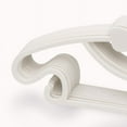 thumbnail image 2 of 10 Pack Colour Plastic Baby Hangers, Extendable Hangers, Children Coat Hangers with Stackable Hooks, Non-Slip Toddler Hangers for Kids Children Clothes Dresses (White), 2 of 5