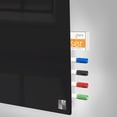 thumbnail image 4 of Ghent Harmony 3'H x 4'W Magnetic Glass Whiteboard with Square Corners Black (HMYSM34BK), 4 of 7