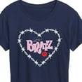 thumbnail image 3 of Bratz - Bratz Original Logo - Barbed Wire Heart - Women's Short Sleeve Graphic T-Shirt, 3 of 5