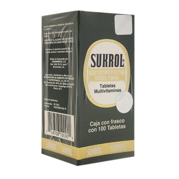 Sukrol multivitaminas 100 tabletas