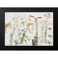 thumbnail image 2 of Blackadder, Elizabeth 18x14 Black Modern Framed Museum Art Print Titled - Lilies and Passion Flower, 2 of 5