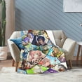 thumbnail image 5 of Genshin Impact Bed Blanket Air Conditioner Quilt Ultra Soft Flannel Blanket All Season Fuzzy Blanket Reversible Fluffy Plush Blanket 50"X40", 5 of 7