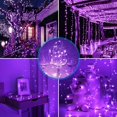 thumbnail image 7 of Solar String Lights, 100 LED Solar Fairy Lights 33 feet 8 Modes Silver Wire Lights Waterproof Outdoor String Lights for Garden Patio Gate Yard Party Wedding Indoor Bedroom Purple, 7 of 7