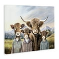 thumbnail image 4 of Stupell Industries Cattle Family Portrait Novelty & Humor Painting Wrapped Canvas Art Print Wall Art, 30 x 24, 4 of 8