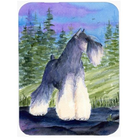 

Schnauzer Glass Cutting Board - Large