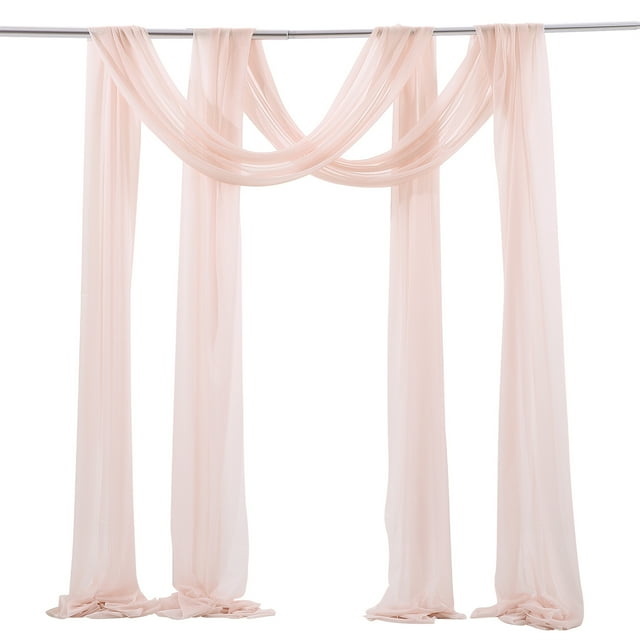 Wedding Arch Draping Fabric 2 Panels Party Supplies Photography Props For Wedding Ceremony Reception Swag Decorations