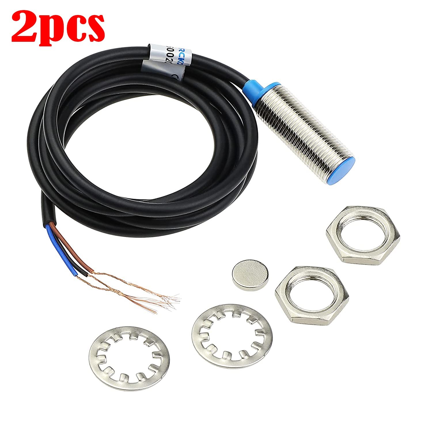 2PCS NJK5002C Hall Effect Sensor Proximity Switch NPN 3Wires Normally