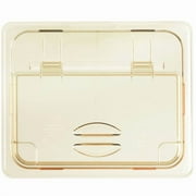 Cambro 20HPL150 H-Pan 1/2 Size Amber High Heat FlipLid