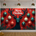 thumbnail image 5 of Decorative Design Christmas Banner Colorful Theme Merry Christmas Poster Festive Theme for Holiday Celebration Indoor Decoration Winter Party, 5 of 9