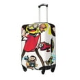 thumbnail image 2 of Cute Anime Cartoon Minions Travel Suitcase Protective Cover Trunk Case Washable Elastic Luggage Cover Fits Small Suitcase Protector Baggage With Concealed Zipper Gifts, 2 of 5