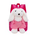 thumbnail image 3 of Cute Bunny Backpack with Bow Accent Lightweight Padded Straps Elementary School Bookbag, 3 of 5