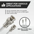 thumbnail image 2 of THE CIMPLE CO - HD SDI Cable - White Coaxial BNC Male to Male 200ft - 75 Ohm 3Gbps , 2 of 11