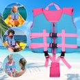 thumbnail image 2 of Jacenvly - Nueva decoración para el hogar, liquidación, chaleco salvavidas corto para deportes náuticos, rafting, natación, flotabilidad portátil para niños, ahorros de verano., 2 of 8