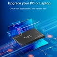 thumbnail image 5 of RAOYI 256GB SATA III SSD 2.5" Internal Hard Drives,Up to 550MB/s,with 3D NAND, for Laptop & Desktop PC Upgrade, 5 of 7
