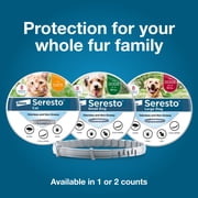 Seresto Flea & Tick Collar For Dogs Over 18 lbs., Vet-Recommended, 8 Month Protection