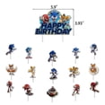 thumbnail image 4 of 2026 Birthday Party Supplies Party Decorations Include Backdrop, Happy Birthday Banner, Tableware Set, Tablecover, CakeCupcake Toppers, Foil Balloons, 4 of 5