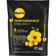 Miracle-Gro Performance Organics 6 Qt. 3 Lb. All Purpose Container Potting Soil Pack of 8 45606300 715796