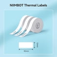 thumbnail image 6 of NIIMBOT 3 Rolls Labels for D11/D110/D101 Label Printer, Thermal Labels 0.55" x 1.18"(14 x 30mm) for DIY/Logo/Label/Barcode/Address Label/Stickers (White), 6 of 7