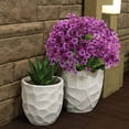 thumbnail image 4 of Sinhoon 12 Bundles Artificial Flowers Outdoor, Artificial Plants UV Resistant Fake Plants for Outdoors Outside Front Porch Window Box Hanging Planter Decoration,Purple, 4 of 14
