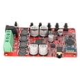 thumbnail image 1 of Placa amplificadora Bluetooth TDA7492P de 50 W y 50 W, 2.1 canales, CC 8-25 V, para altavoces inalámbricos DIY. Amplificador de potencia Bluetooth único., 1 of 14