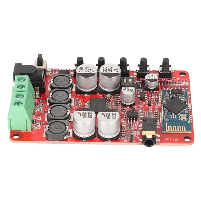 Placa amplificadora Bluetooth TDA7492P de 50 W y 50 W, 2.1 canales, CC 8-25 V, para altavoces inalámbricos DIY. Amplificador de potencia Bluetooth único.