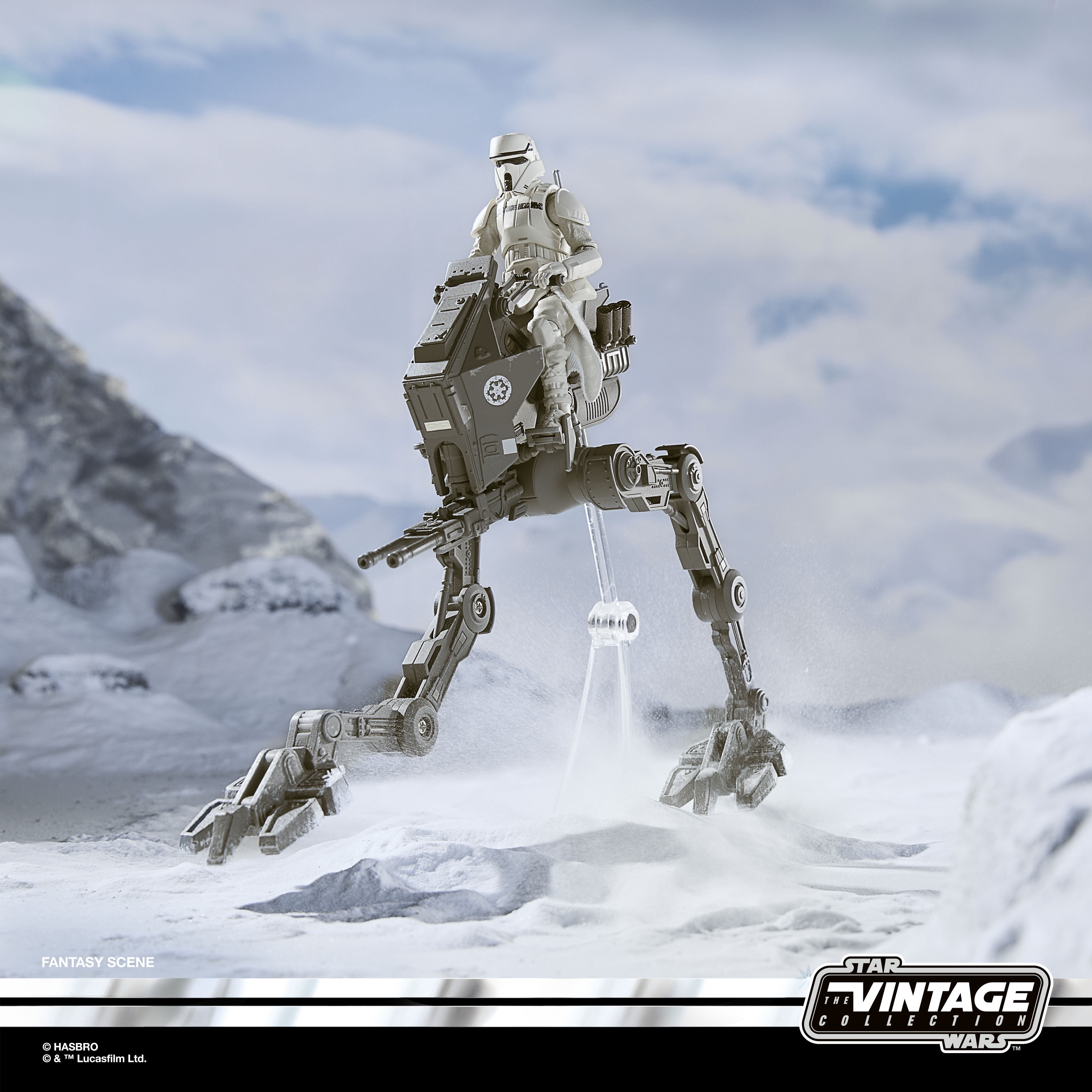 Star Wars: The Mandalorian & Grogu - Vintage Collection - Imperial Remnant AT-RT Vehicle with Action Figure