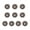 No. 17, variant on Pack of 10 Alloy Sandal Buckles For Men's Slides And Beach Shoe Replacement Shoe Rivets Detachable Screw Studs Buttons