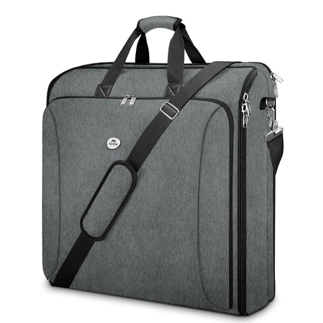 Bolsa de ropa MATEIN Travel de doble capa plegable gris