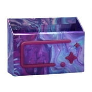 More Than Magic Locker Pencil Cup with LED Light 4"Hx1.61"Wx5.5"D Purple Marble