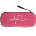 thumbnail image 1 of 1pc Stethoscope Case Portable Bag Shockproof Stethoscope Box Multifunctional Portable Stethoscope Case Compatible for 3M Litш (Rosy), 1 of 6