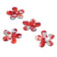 thumbnail image 4 of Botón de flor de resina de Moda Sunnimix Decoración de manualidades 4 piezas Rojo verde, 4 of 7