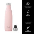thumbnail image 4 of Botella de agua S'well de acero inoxidable, 500 ml, topacio rosa, aislada al vacío, 4 of 5