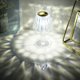 thumbnail image 4 of Muyoka Mini lámpara de mesa de diamante de cristal lámpara de noche luz cálida/lámpara de cama blanca decorativa LED luz de noche lámpara de noche para dormir lámpara de escritorio alimentada por bate Muyoka Hogar, 4 of 7