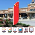 thumbnail image 6 of China Sign feather flag Pole Kit for Outdoor by Mavis Printing | 15 FEET Long Polyester Outdoor Banner Flag Stand for Easy Hang | HD Print Swooper Flag Pole Mount to Advertise China| Made in USA, 6 of 7